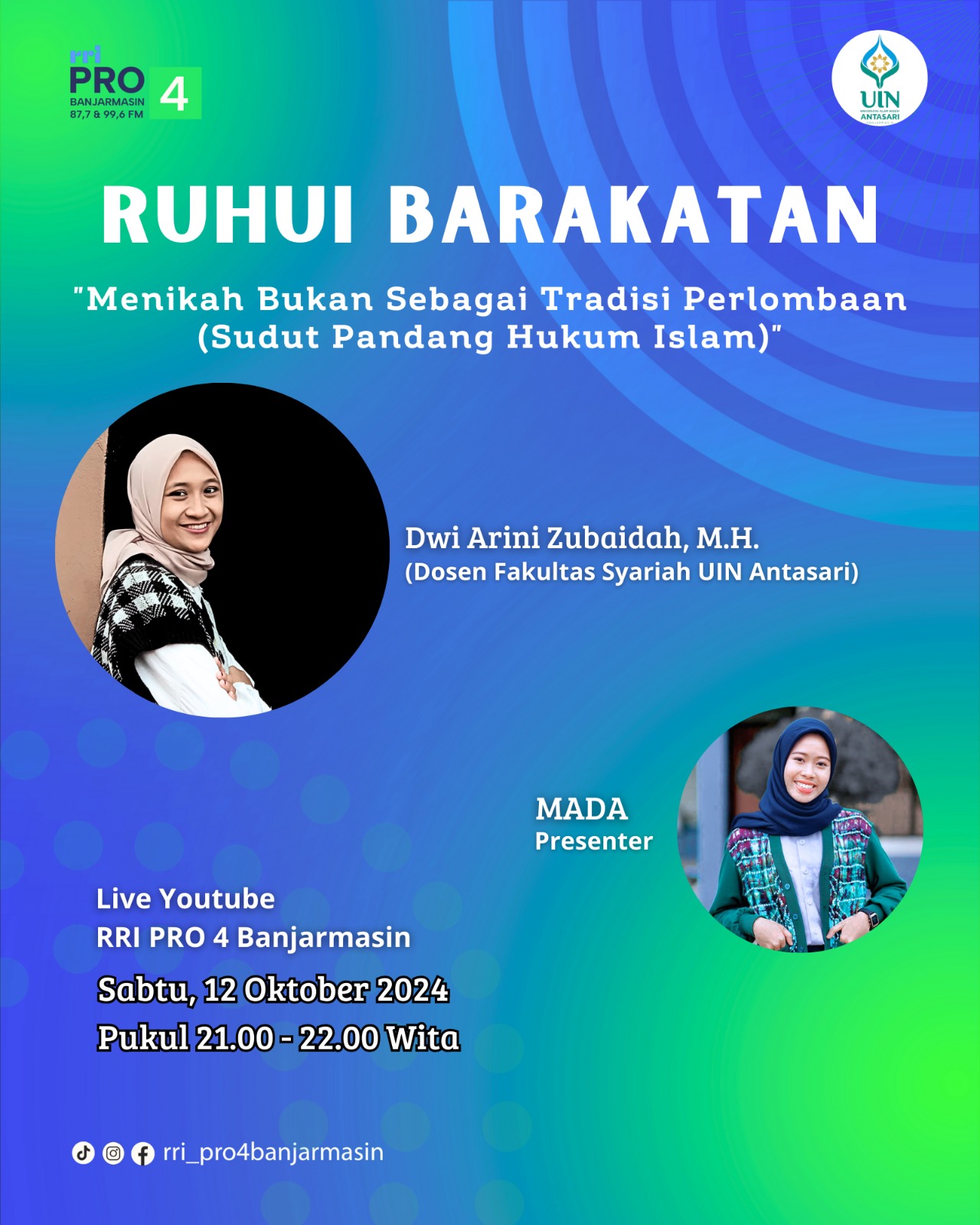 Ruhui Barakatan Edisi Sabtu 17 Oktober 2024